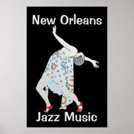 Poster Dança para Jazz 2018 Nova Orleans