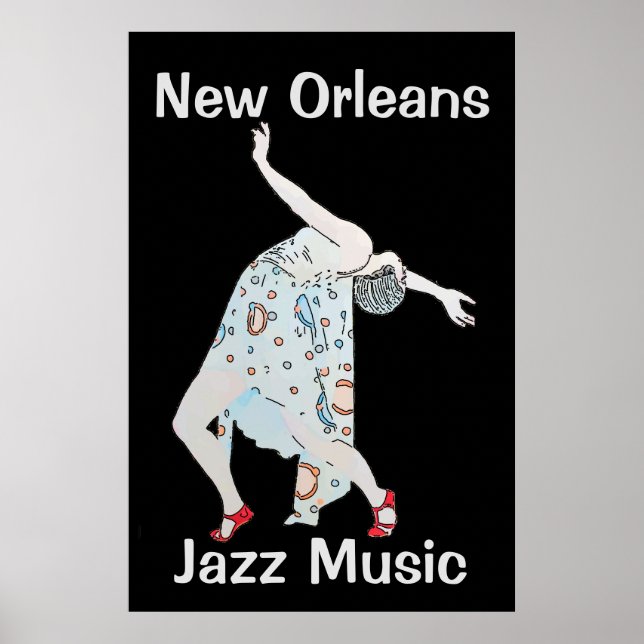 Poster Dança para Jazz 2018 Nova Orleans (Frente)