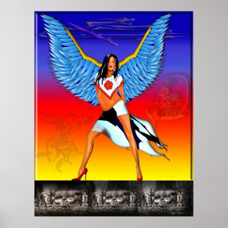 Pôster dança para os godes