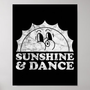 Poster Dança Sol E Dança Retroativa Dança Sun Vintage