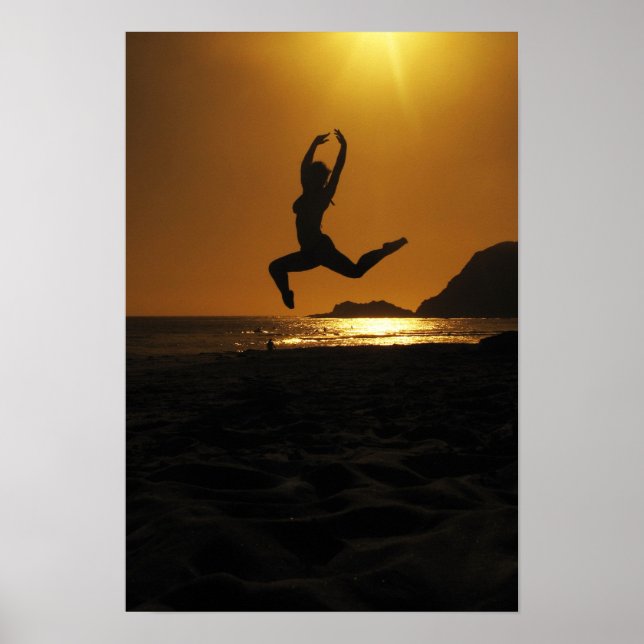 Poster Dança sunset (Frente)