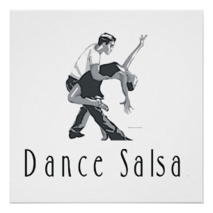 Pôster Dança SUPERIOR da salsa