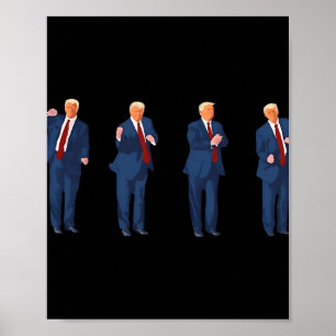 Poster Dança Trump 4 De Julho Trump 2025 