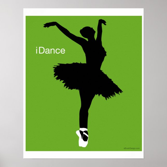 Pôster Dança (Verde) (Frente)