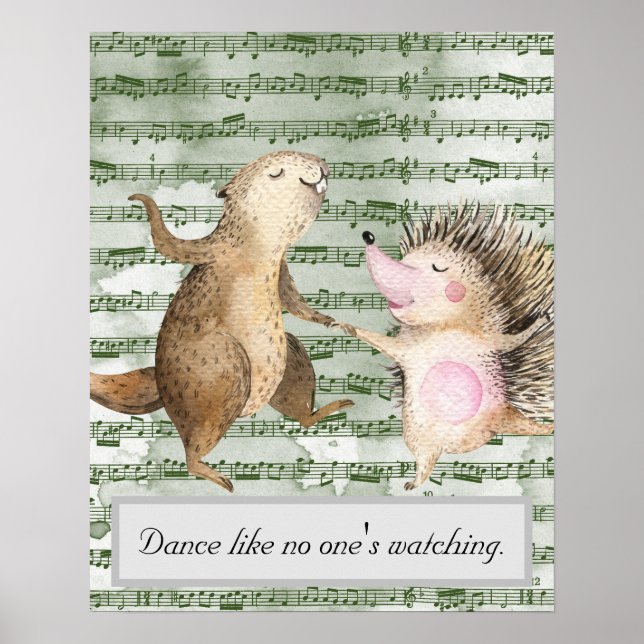 Poster Dança Whimsical Como ninguém está assistindo (Frente)