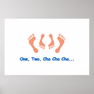 Poster Dançando Cha Cha Feet