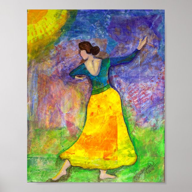 Poster Dançando consigo mesmo (Frente)