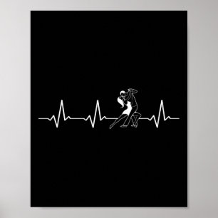 Poster Dançando Heartbeat Rumba Salsa Cha Cha Jive Bachat