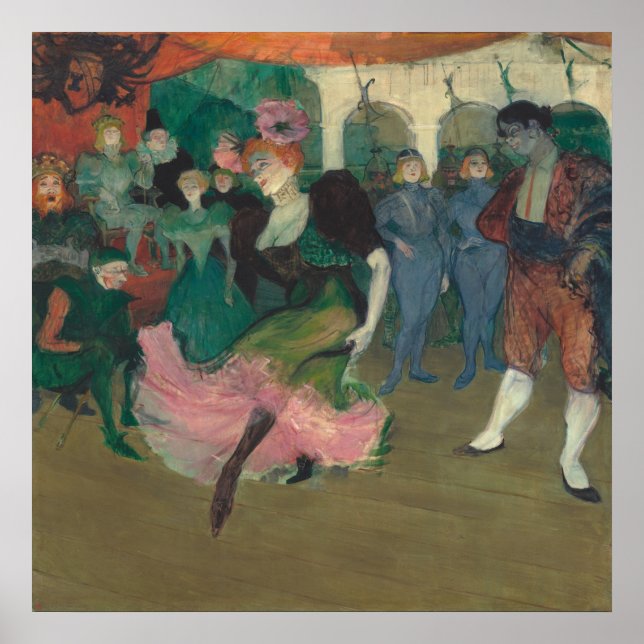 Poster Dançando o Bolero - Toulouse-Lautrec Fine Art (Frente)