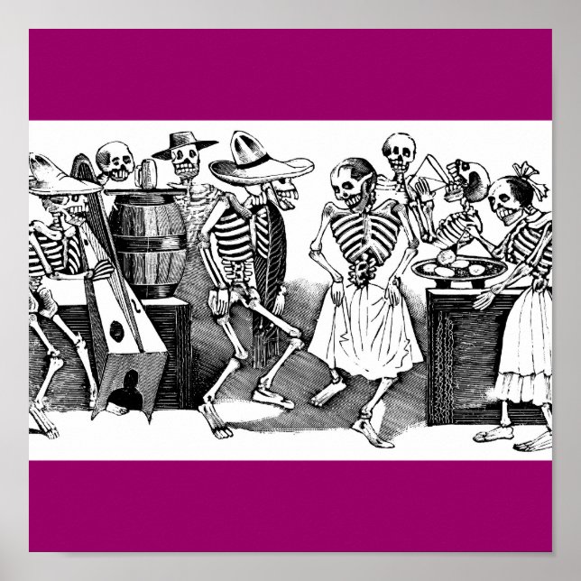 Poster "Dançando o Jarabe no outro mundo" (Frente)