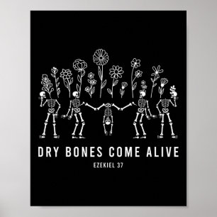 Poster Dançando Pedras Secas Vêm Vivas Halloween Ch