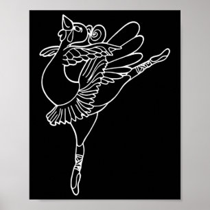 Poster Dançando Turquia Feliz Dia de Ação de Graças Dança