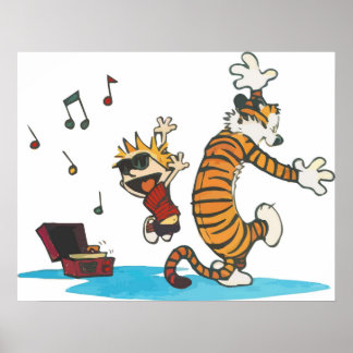 Poster Dançar com Trabalho de arte de Cute Hobbes de Vini