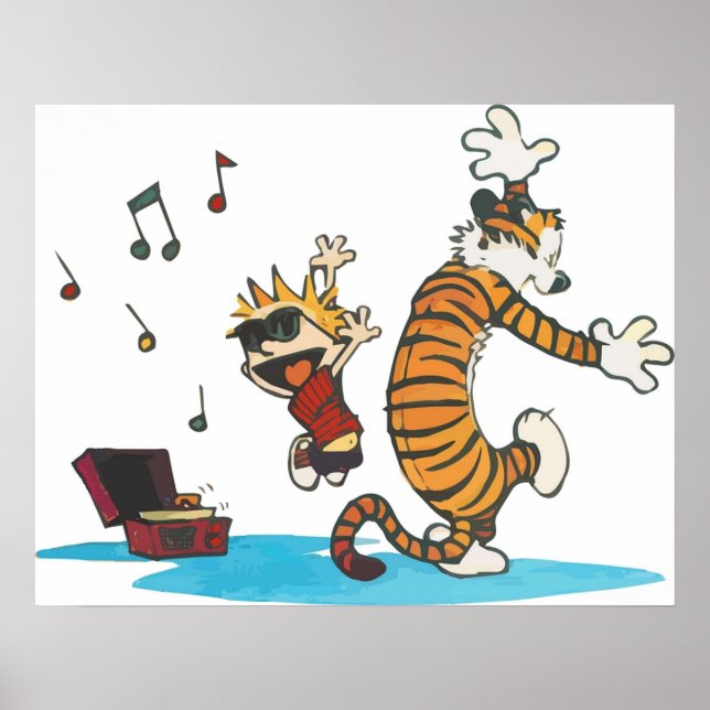 Poster Dançar com Trabalho de arte de Cute Hobbes de Vini (Frente)