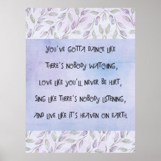 Poster Dançar como ninguém está assistindo