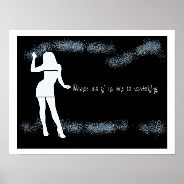 Poster Dançar como se ninguém estivesse assistindo (Frente)