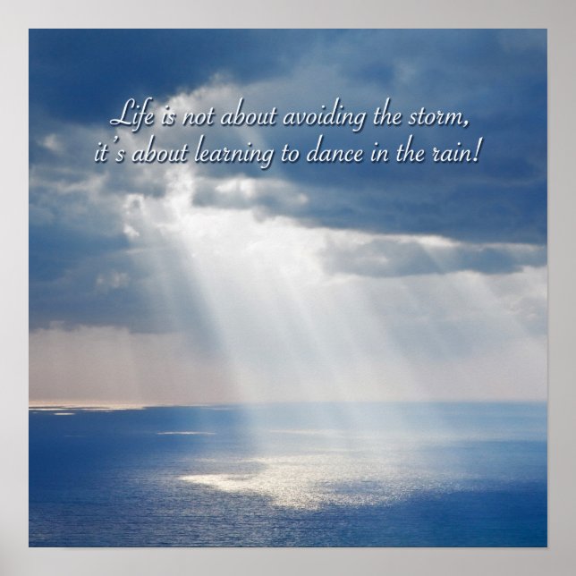 Poster Dançar na chuva (Frente)