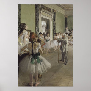 Poster Dançarina / Balé School - Pintura de Degas