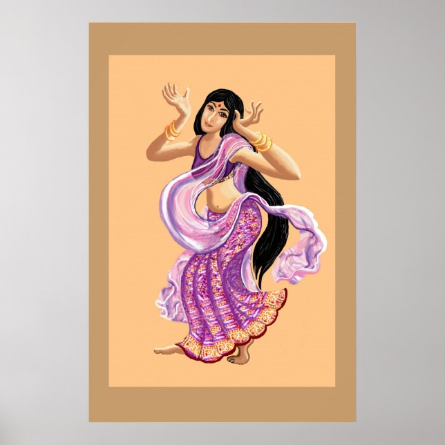 Pôster Dançarina de Bollywood (Frente)