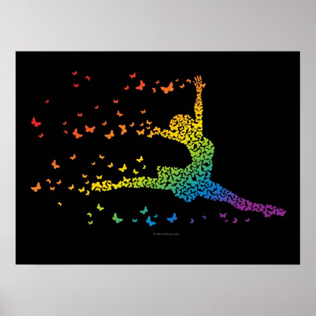 Pôster Dançarina de Borboleta (Frente)