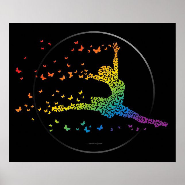 Pôster Dançarina de Borboleta (Frente)