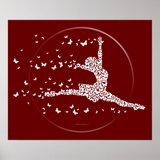 Pôster Dançarina de Borboleta (Frente)