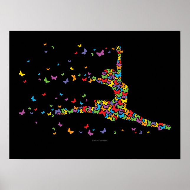 Pôster Dançarina de Borboleta (Frente)