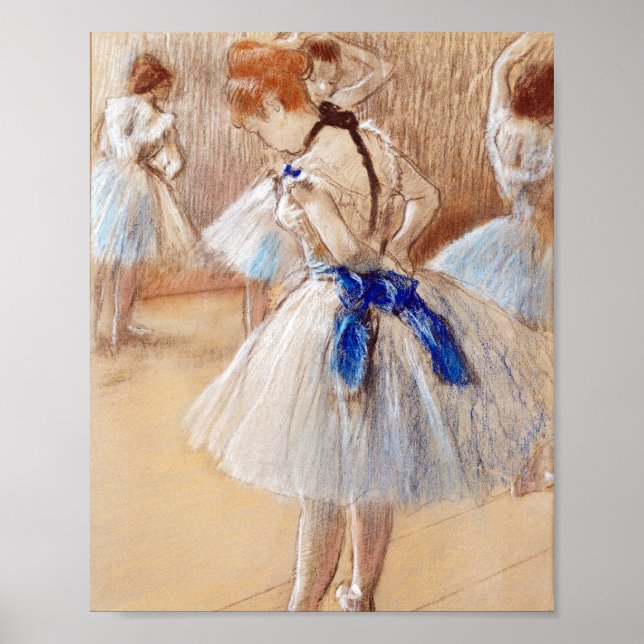 Poster Dançarina de Edgar Degas (Frente)