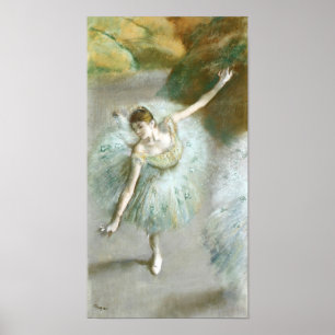 Poster Dançarina em Verde, Edgar Degas