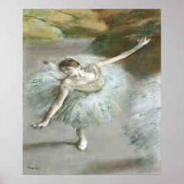 Poster Dançarina em Verde por Edgar Degas