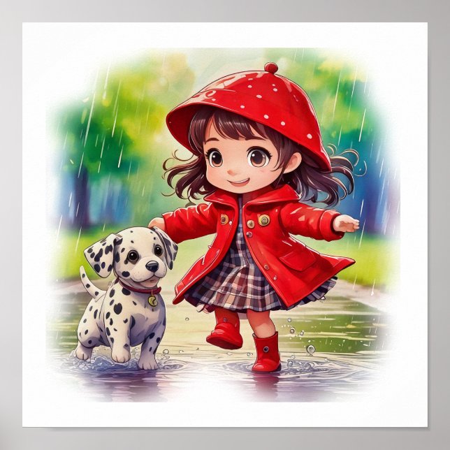 Poster Dançarina na Chuva (Frente)