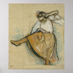Pôster Dançarina russa de Edgar Degas
