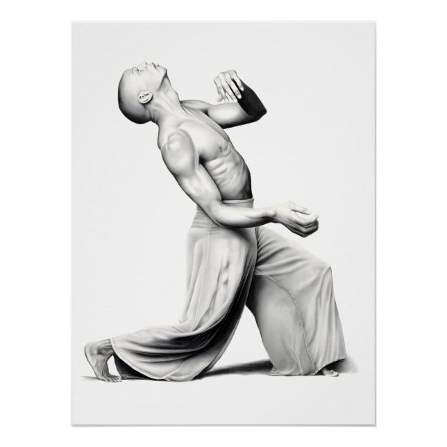 Pôster Dançarino balé masculino (Frente)