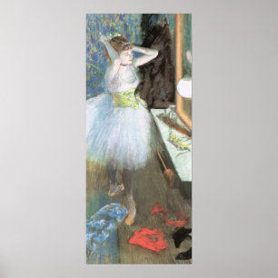Pôster Dançarino de Edgar Degas em seu vestuario
