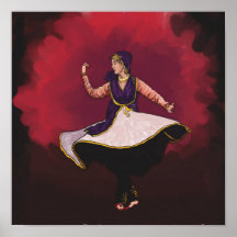 Dançarino de Kathak - uma performance solo