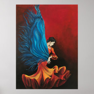Poster Dançarino do Flamenco