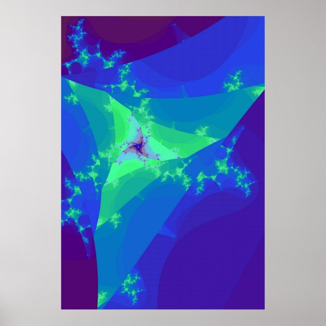 Pôster Dançarino Estrela Azul (Frente)