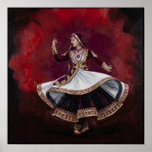 Dançarino Real Kathak Arte Contemporânea Fina Patr