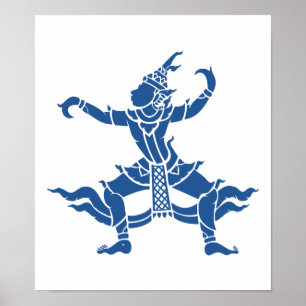 Poster Dançarino Tailandês ⚠ Sinal ⚠ Tailândia