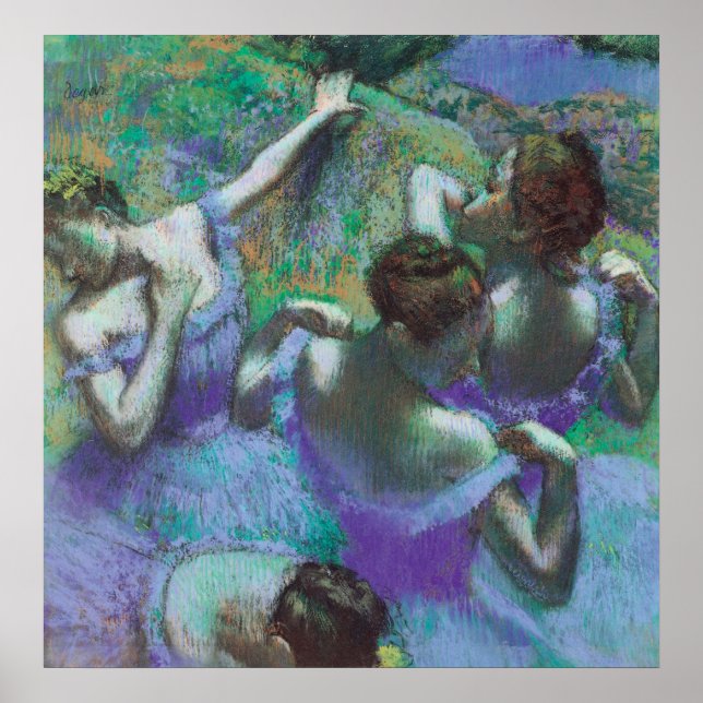 Pôster Dançarinos azuis (Frente)