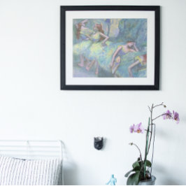 Poster Dançarinos balés nas Asas por Edgar Degas