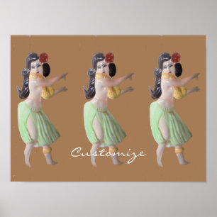 Poster Dançarinos Hula havaianos Thunder_Cove