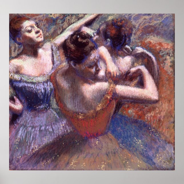Pôster Dançarinos por Edgar Degas (Frente)