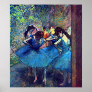 Poster Dançarinos por Edgar Degas