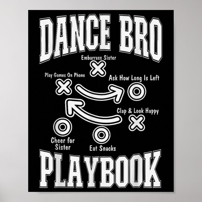 Poster Dance Brother Playbook Comp Engraçado Dançando Org (Frente)