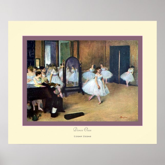 Poster Dance Class~ Edgar Degas (Frente)