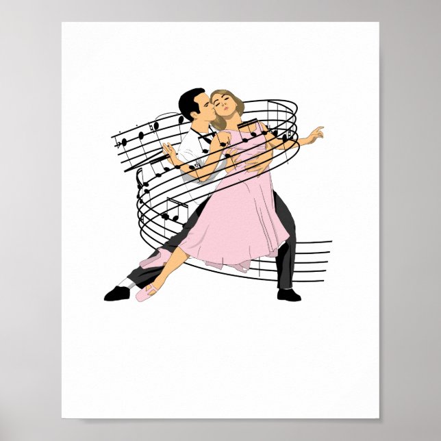 Poster Dance Classic Ballroom Dancing (Frente)