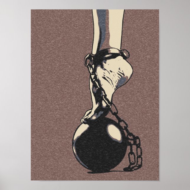 Poster Dance, Dance! Pés miúdas subjugados algemados (Frente)