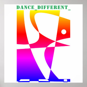Poster DANCE_DIFFERENT_ Rainbow