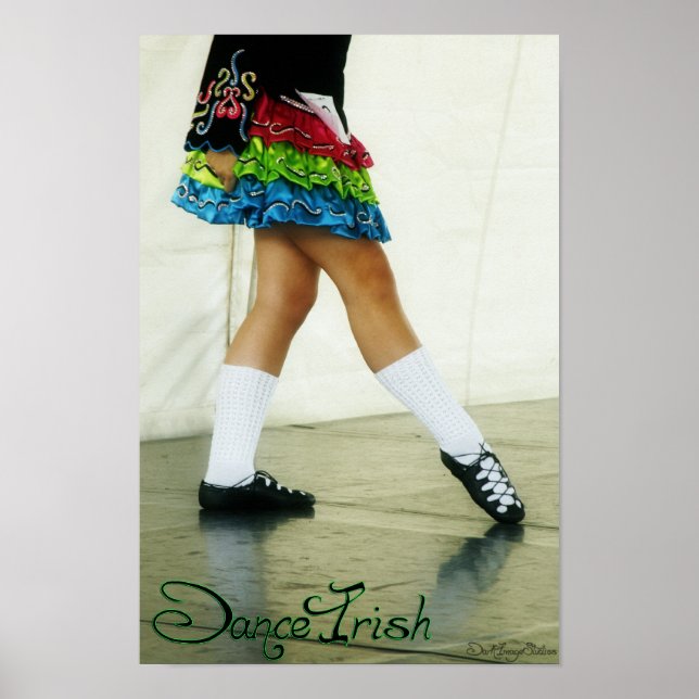 Pôster Dance Irish (green Impressão) (Frente)